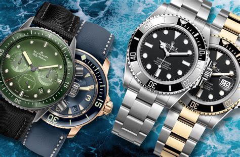 blancpain fifty fathoms rolex submariner|blancpain rolex.